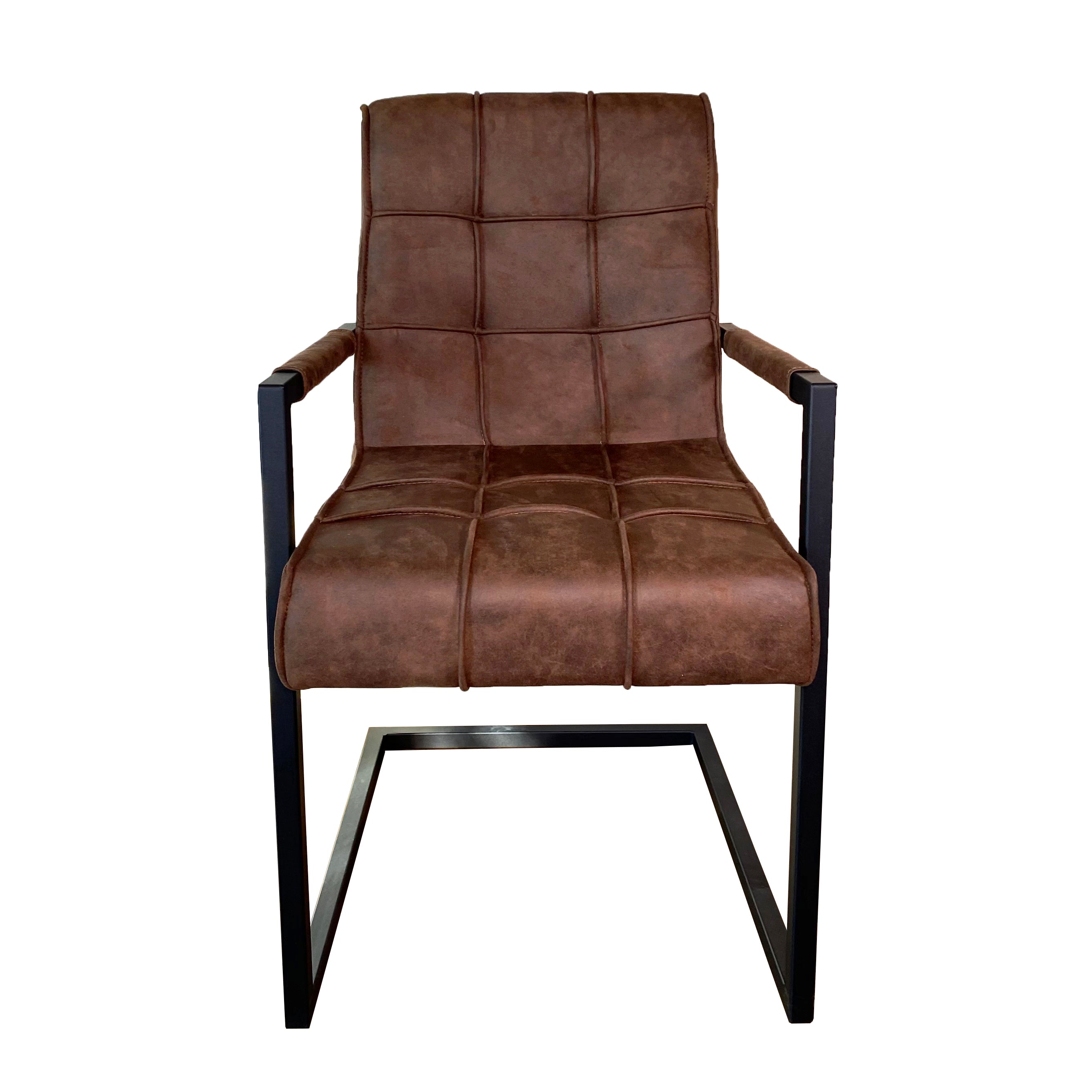 Shoreditch Industrial Dining Chair | Brown