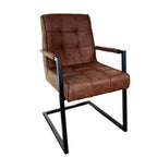Shoreditch Industrial Dining Chair | Brown