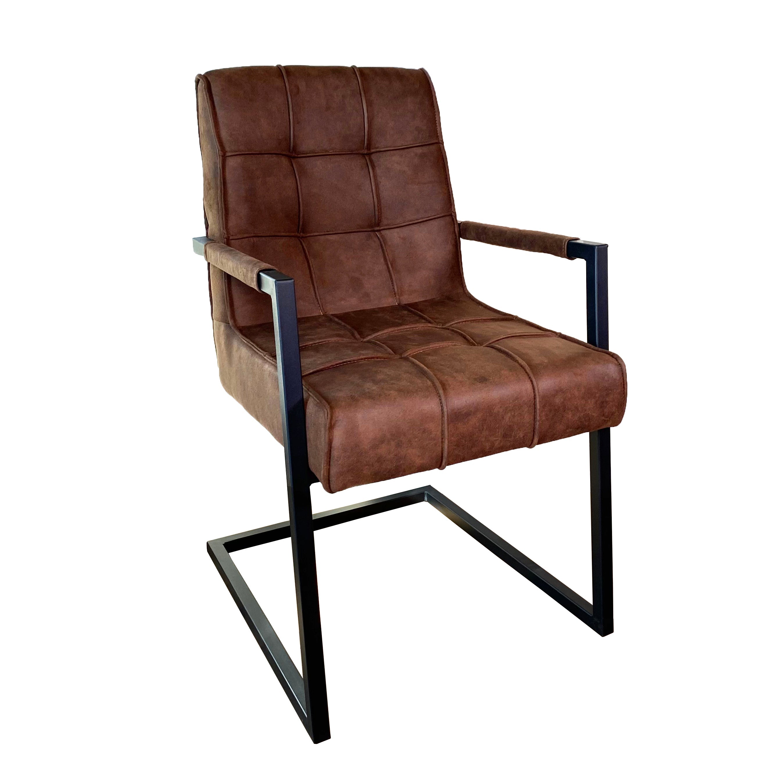 Shoreditch Industrial Dining Chair | Brown