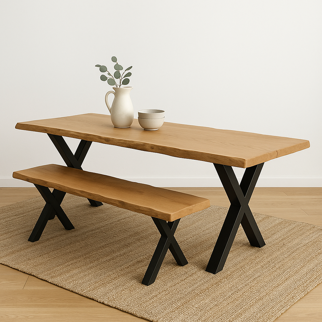 Shoreditch Live Edge Dining Table (1.8 m)