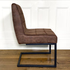 Shoreditch Industrial Dining Chair | Brown