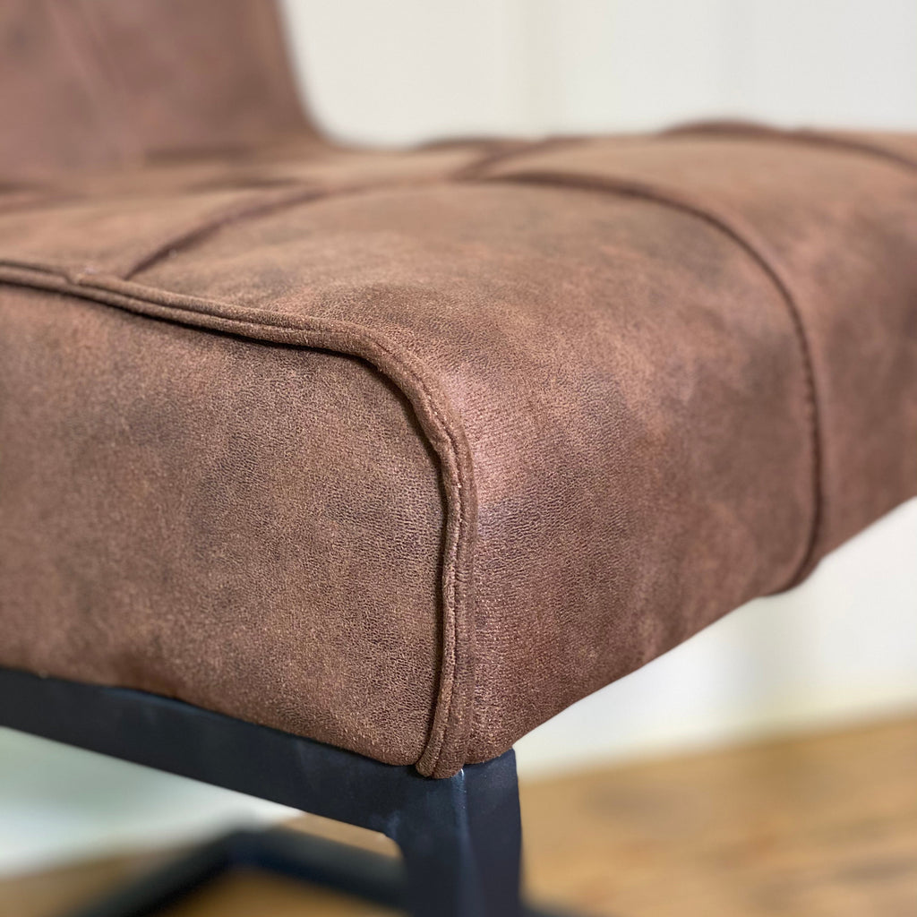 Shoreditch Industrial Dining Chair | Brown