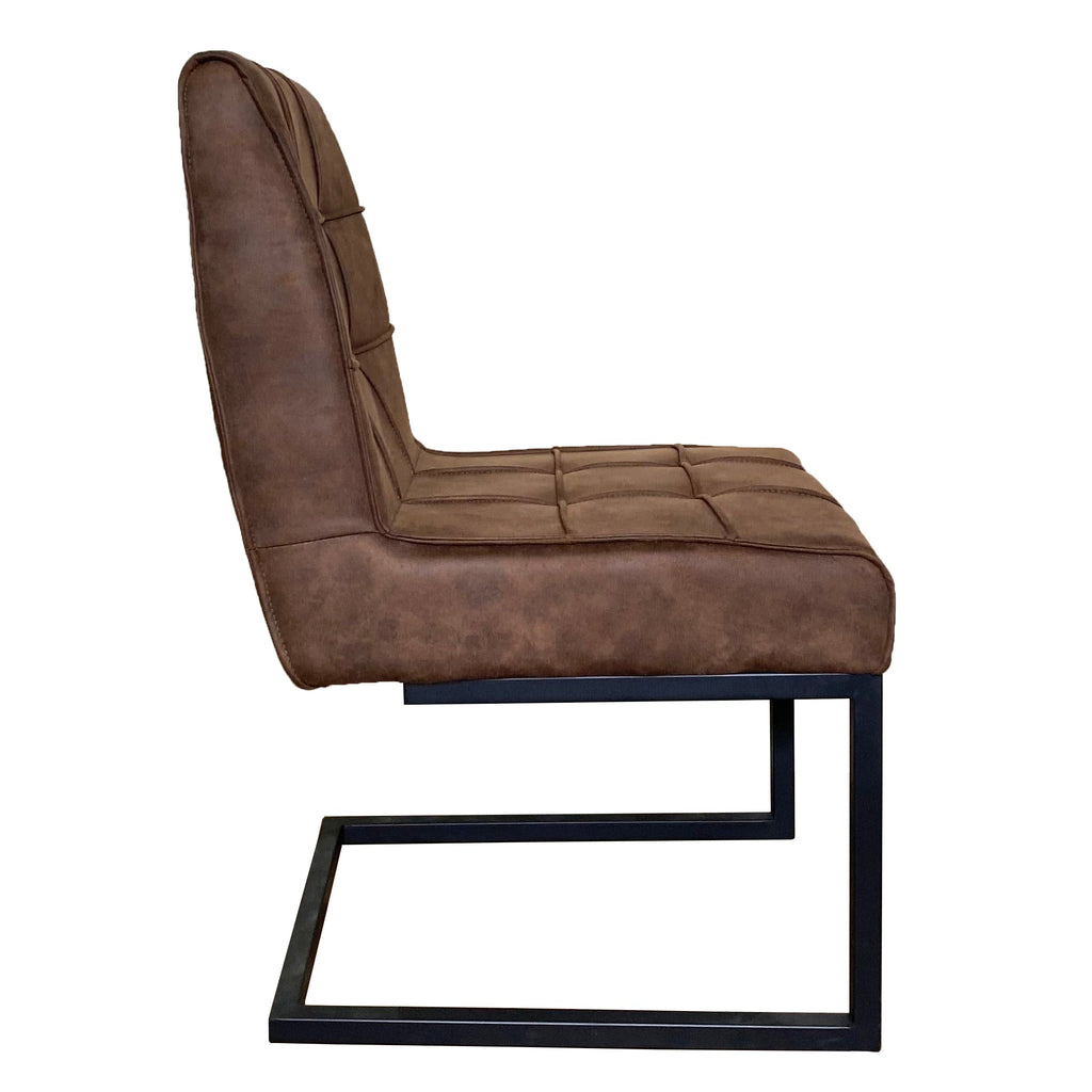 Shoreditch Industrial Dining Chair | Brown