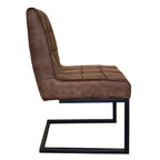 Shoreditch Industrial Dining Chair | Brown