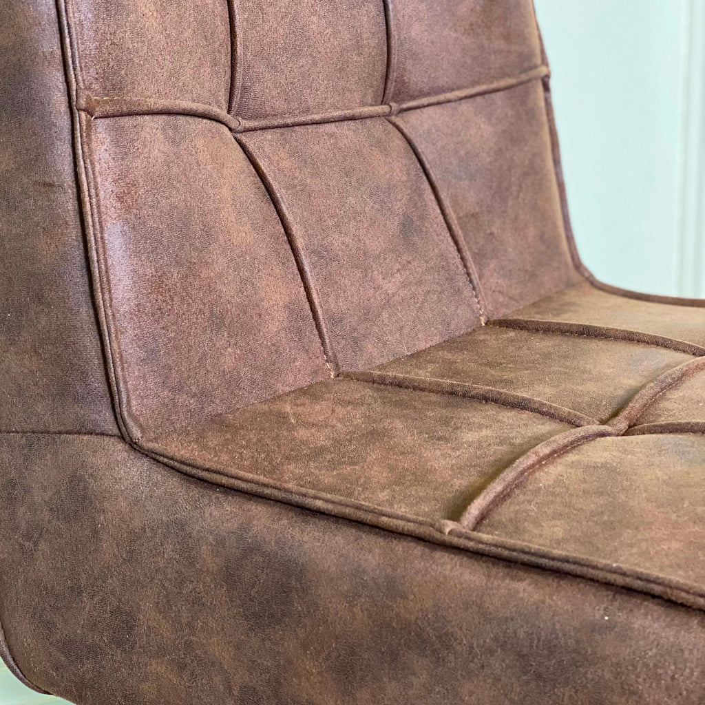 Shoreditch Industrial Dining Chair | Brown