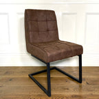 Shoreditch Industrial Dining Chair | Brown