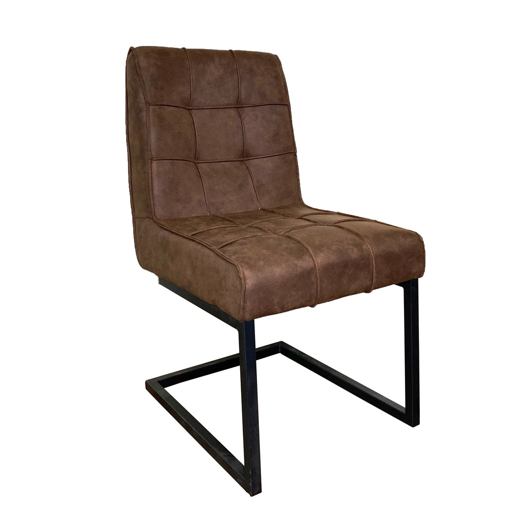 Shoreditch Industrial Dining Chair | Brown