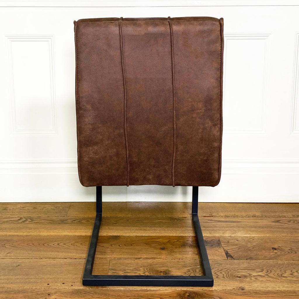 Shoreditch Industrial Dining Chair | Brown