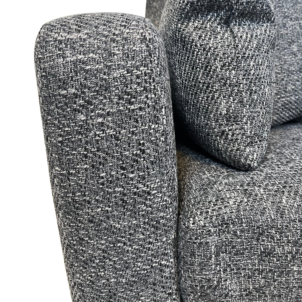 Sydney Grey Tweed 2 Seater Sofa