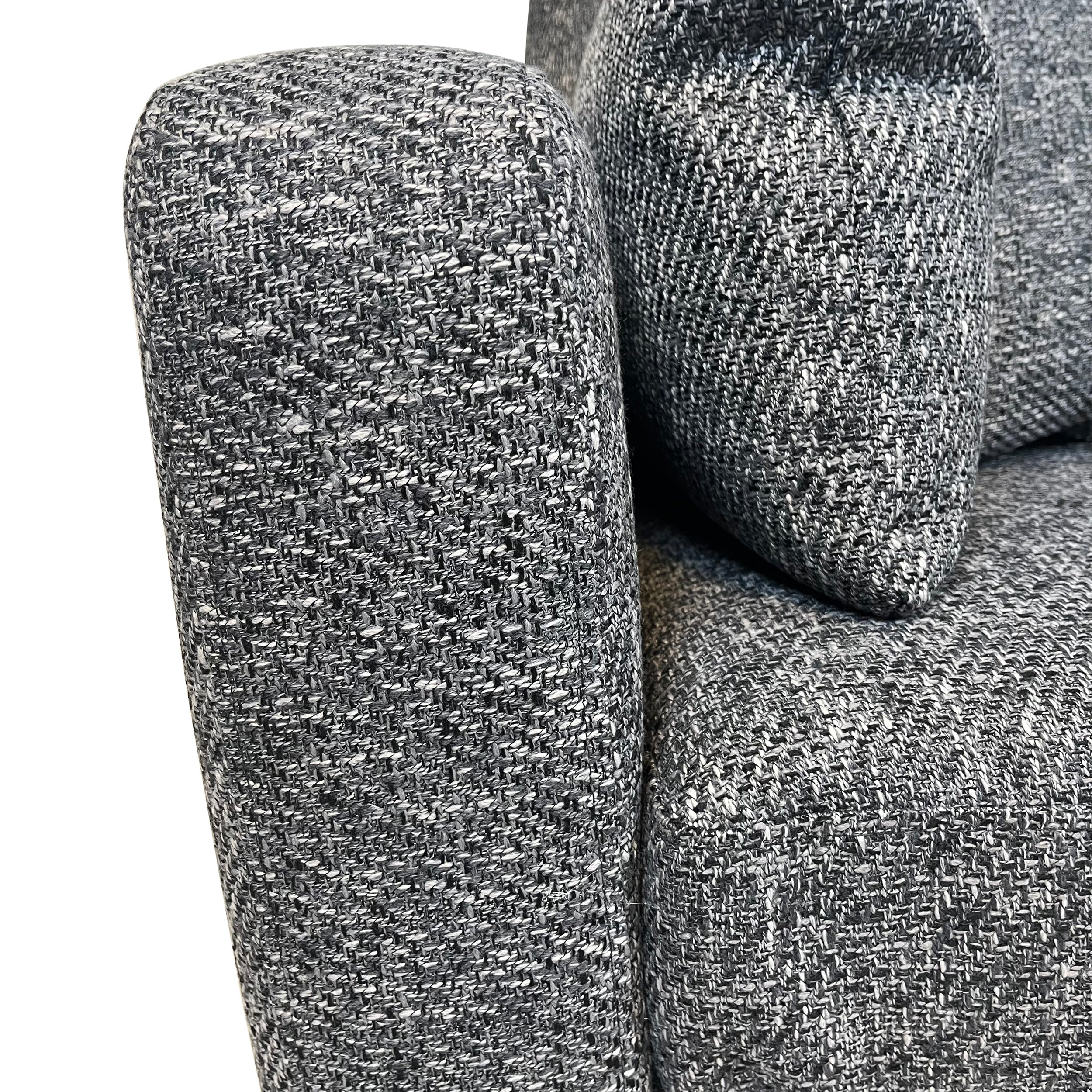 Sydney Grey Tweed 2 Seater Sofa