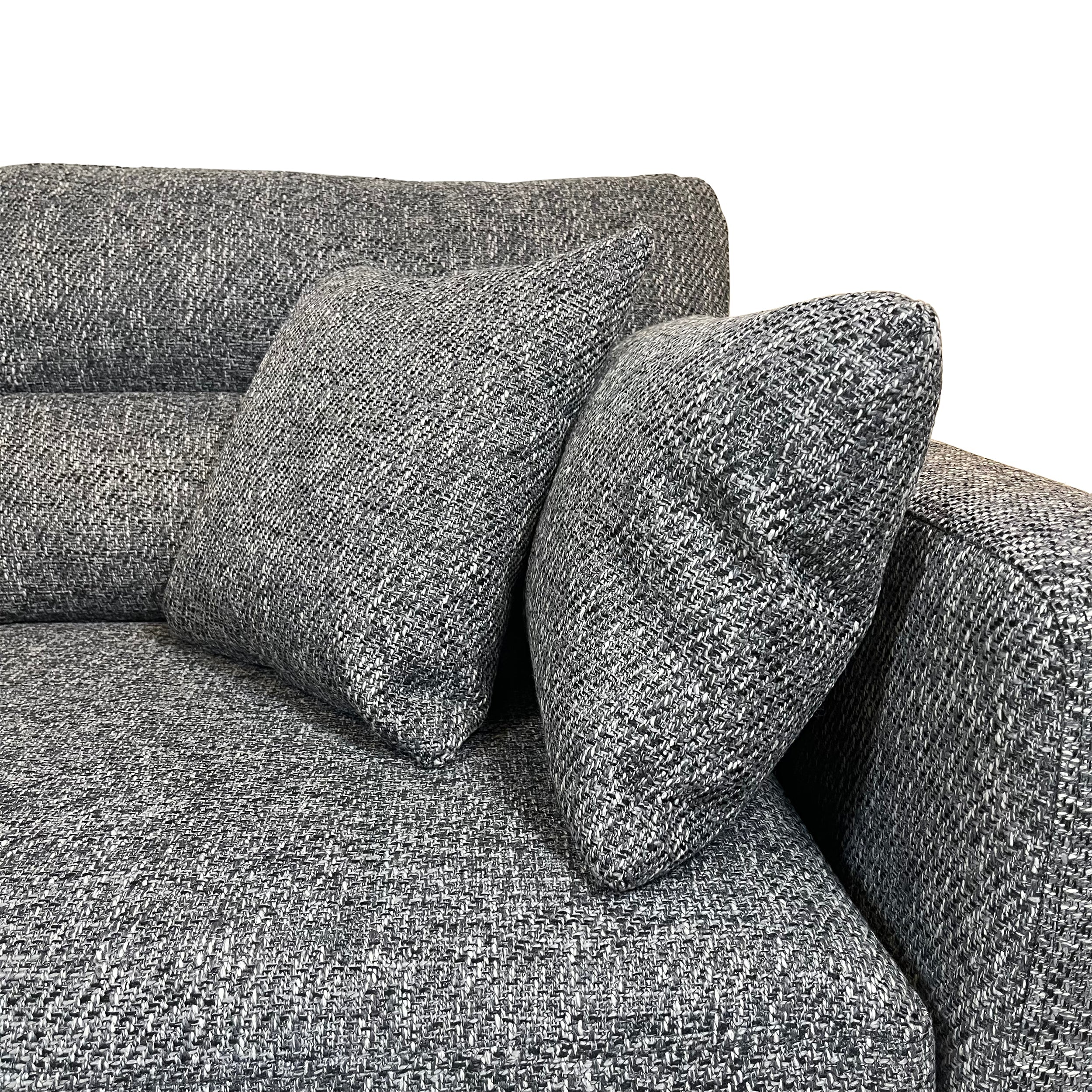 Sydney Grey Tweed 2 Seater Sofa