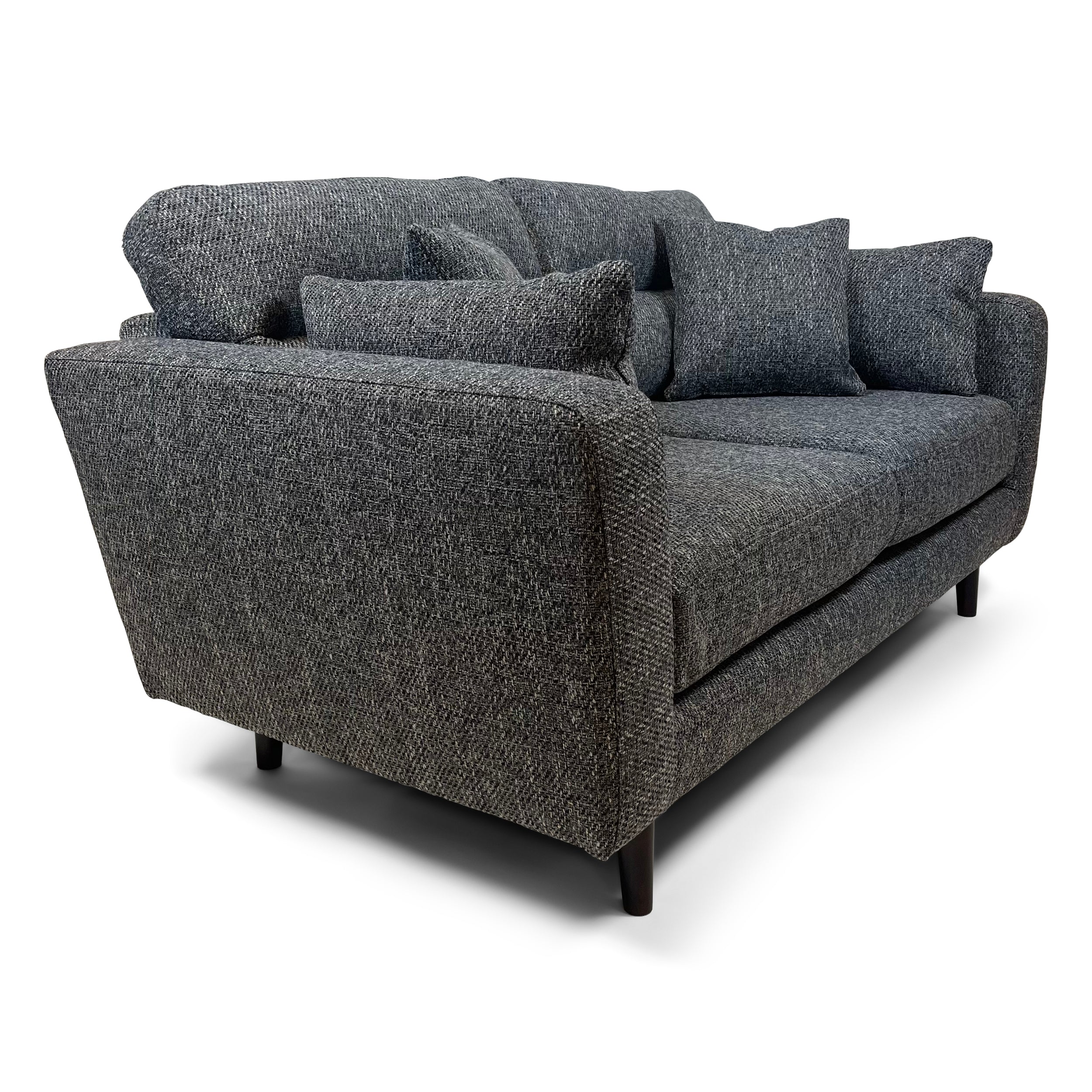 Sydney Grey Tweed 3 Seater Sofa