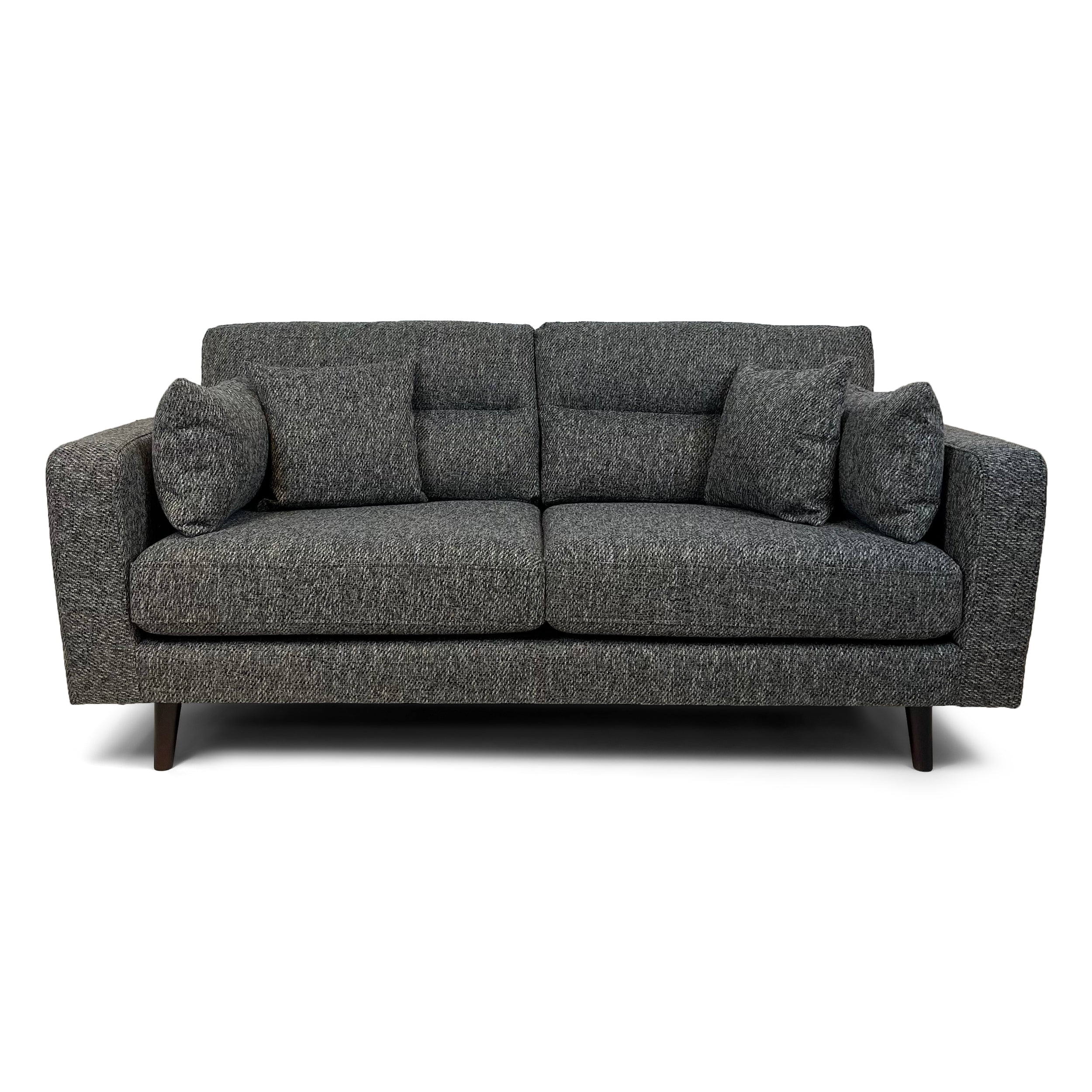 Sydney Grey Tweed 3 Seater Sofa