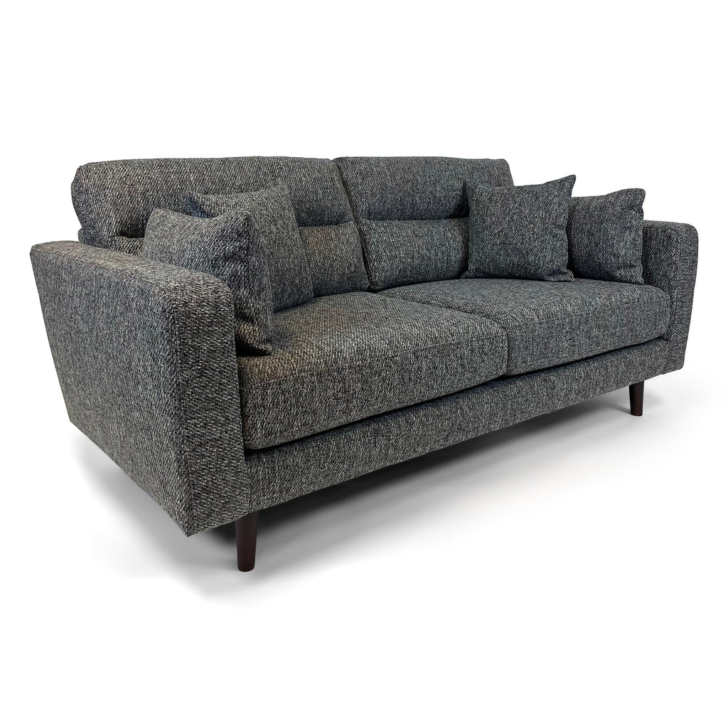 Sydney Grey Tweed 3 Seater Sofa