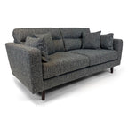 Sydney Grey Tweed 3 Seater Sofa