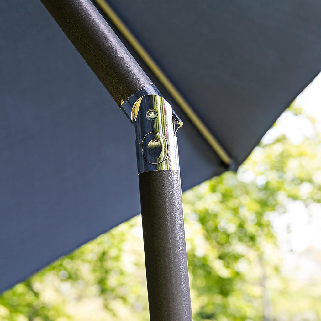 Crank & Tilt Garden Parasol | Blue