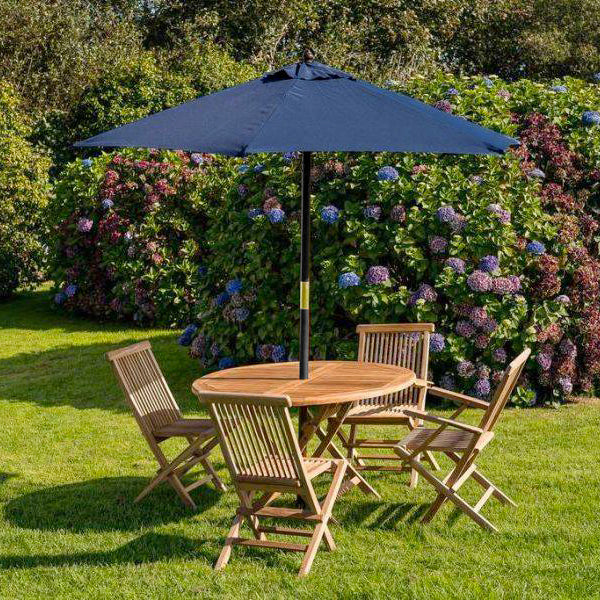 Crank & Tilt Garden Parasol | Blue