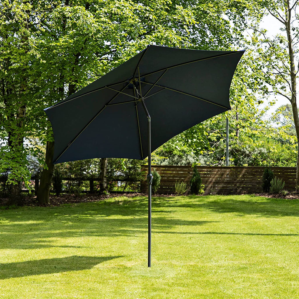 Crank & Tilt Garden Parasol | Blue