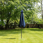 Crank & Tilt Garden Parasol | Blue