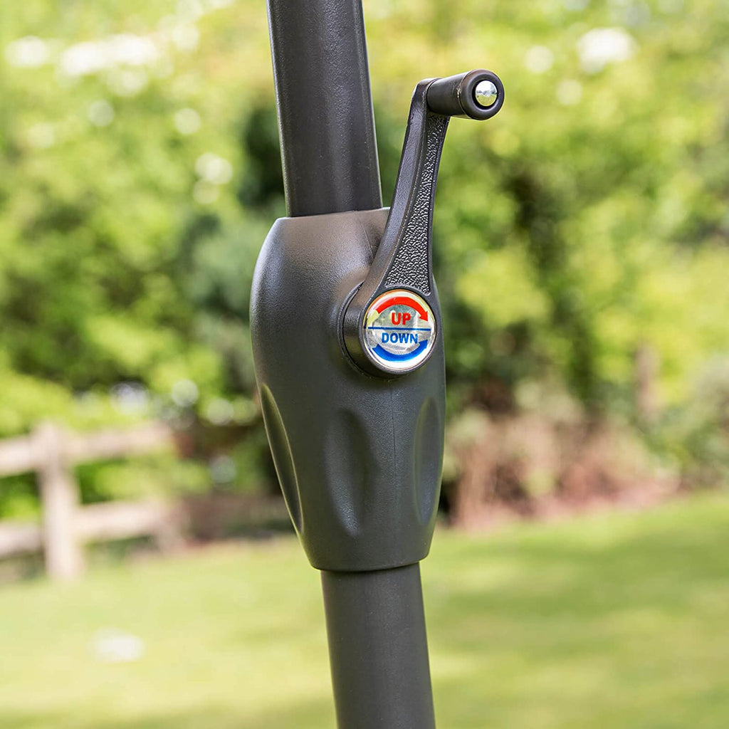 Crank & Tilt Garden Parasol | Blue