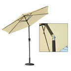 Crank & Tilt Garden Parasol | Cream
