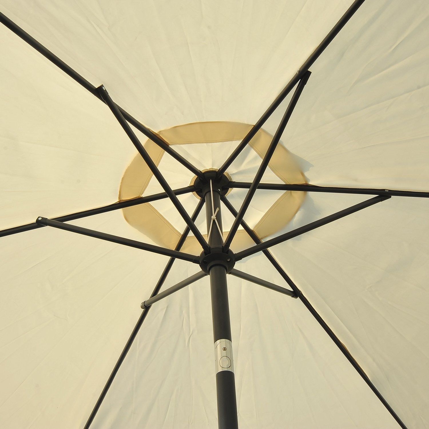 Crank & Tilt Garden Parasol | Cream