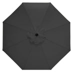 Crank & Tilt Garden Parasol | Grey