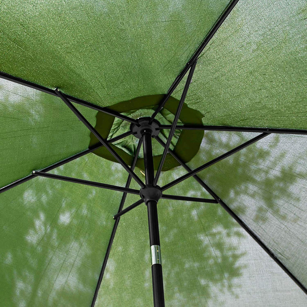 Crank & Tilt Garden Parasol | Green