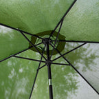 Crank & Tilt Garden Parasol | Green
