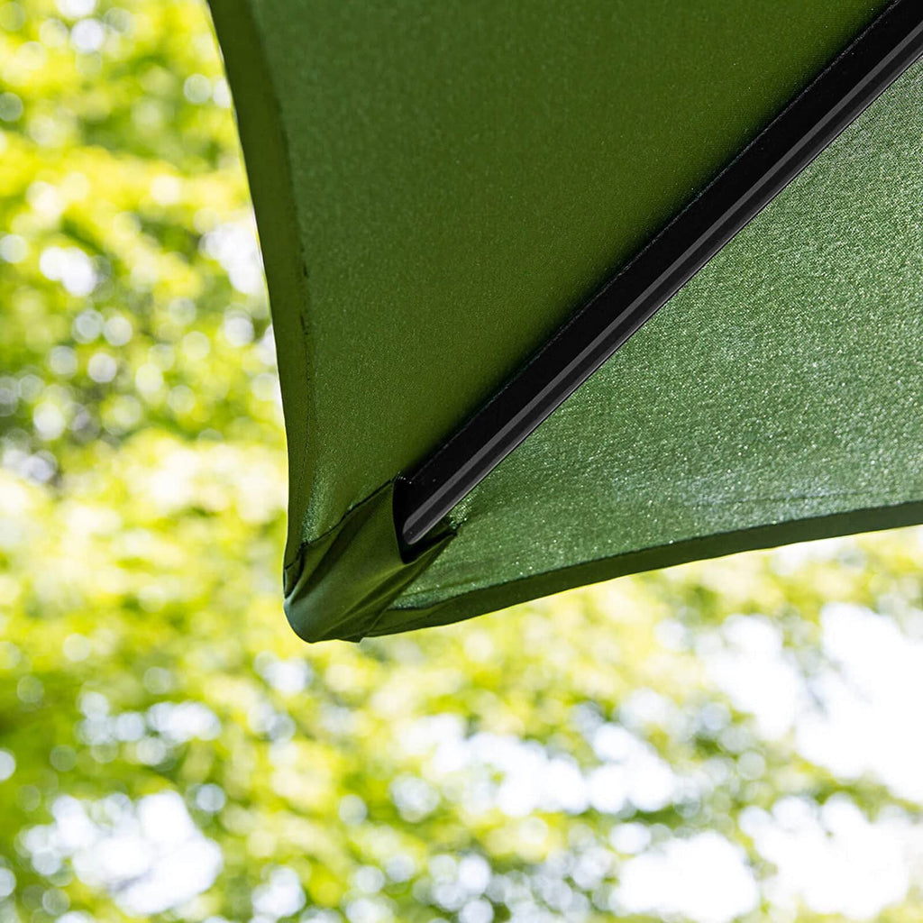 Crank & Tilt Garden Parasol | Green