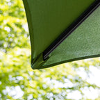 Crank & Tilt Garden Parasol | Green