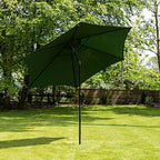 Crank & Tilt Garden Parasol | Green