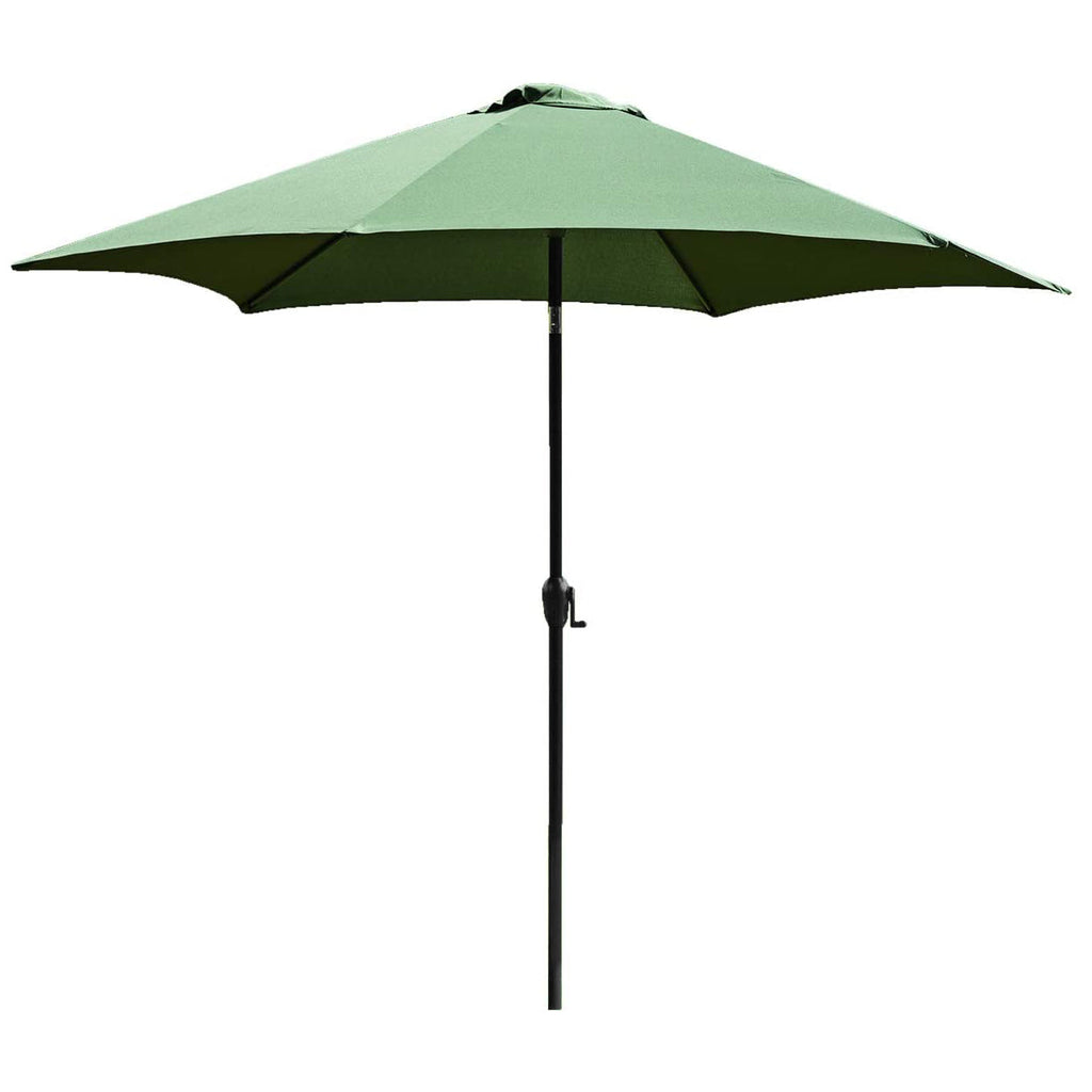 Crank & Tilt Garden Parasol | Green
