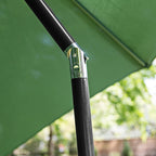Crank & Tilt Garden Parasol | Green