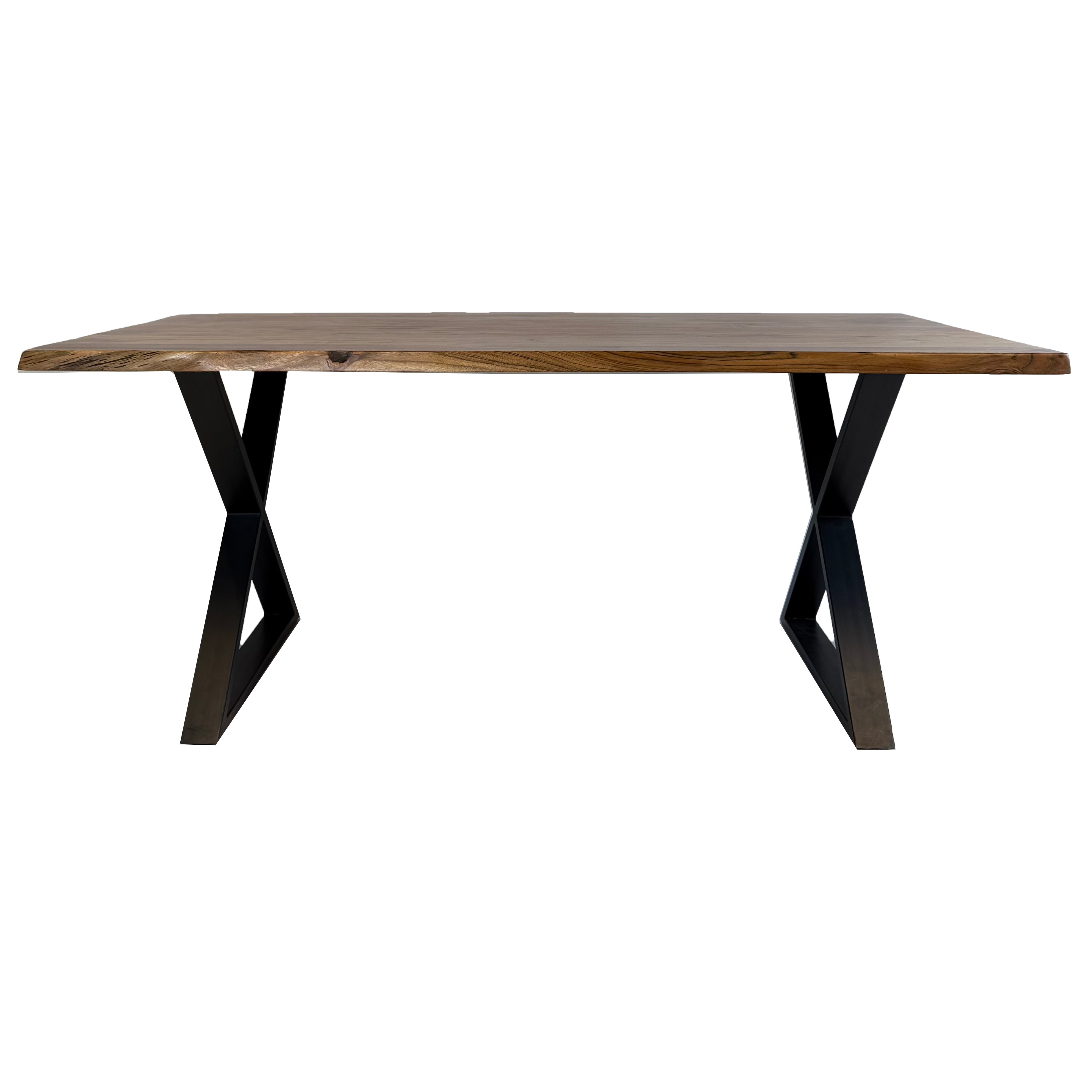 Vishnu Industrial Live Edge Dining Table (1.8 m)