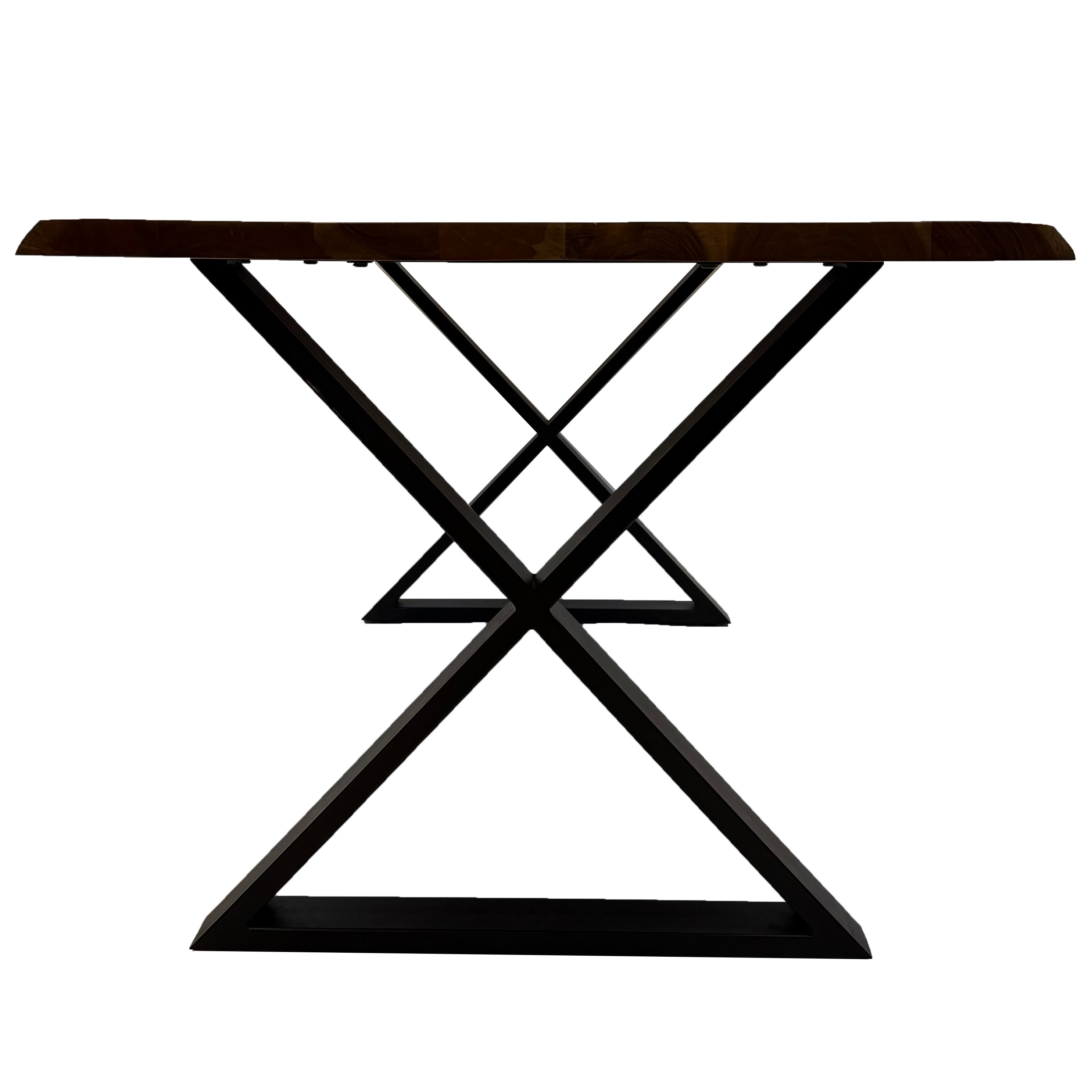 Vishnu Industrial Live Edge Dining Table (1.8 m)