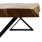 Vishnu Industrial Live Edge Dining Table (1.8 m)