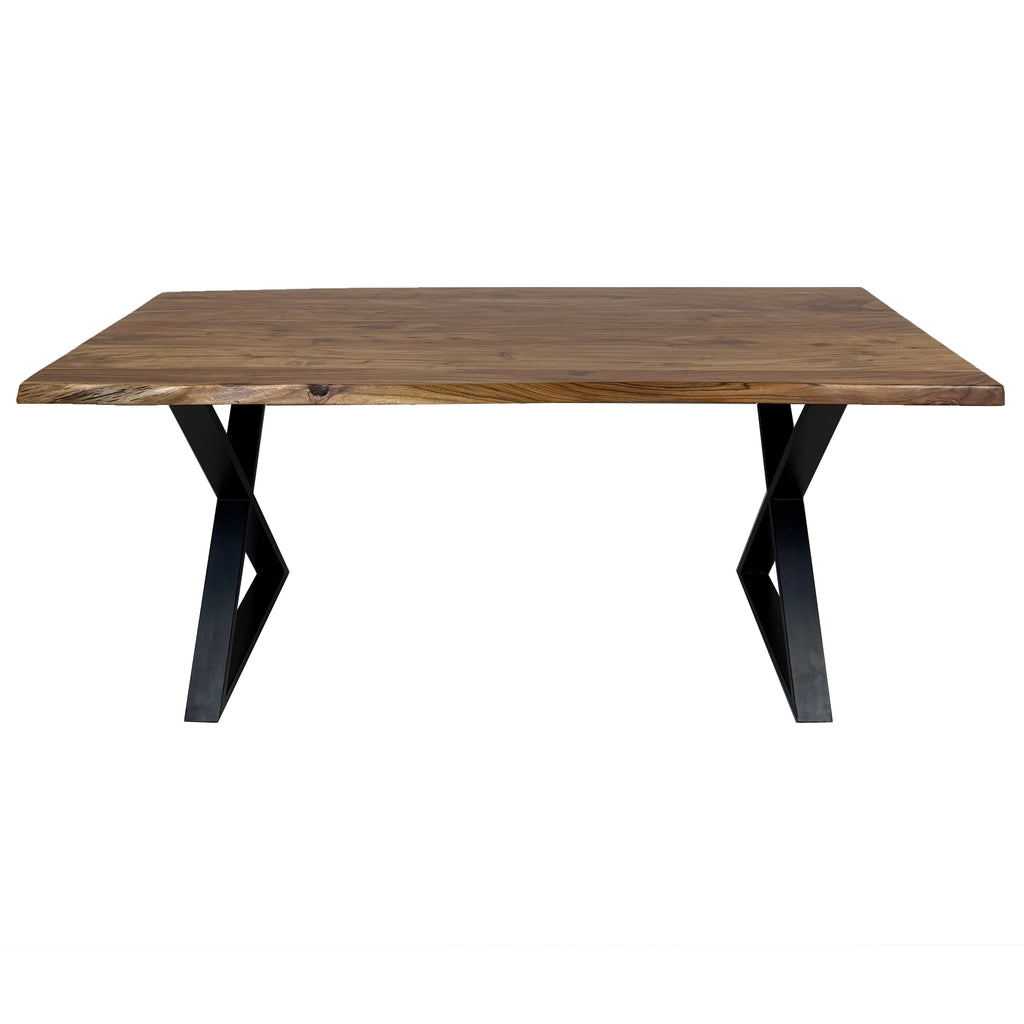 Vishnu Industrial Live Edge Dining Table (1.8 m)