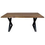 Vishnu Industrial Live Edge Dining Table (1.8 m)