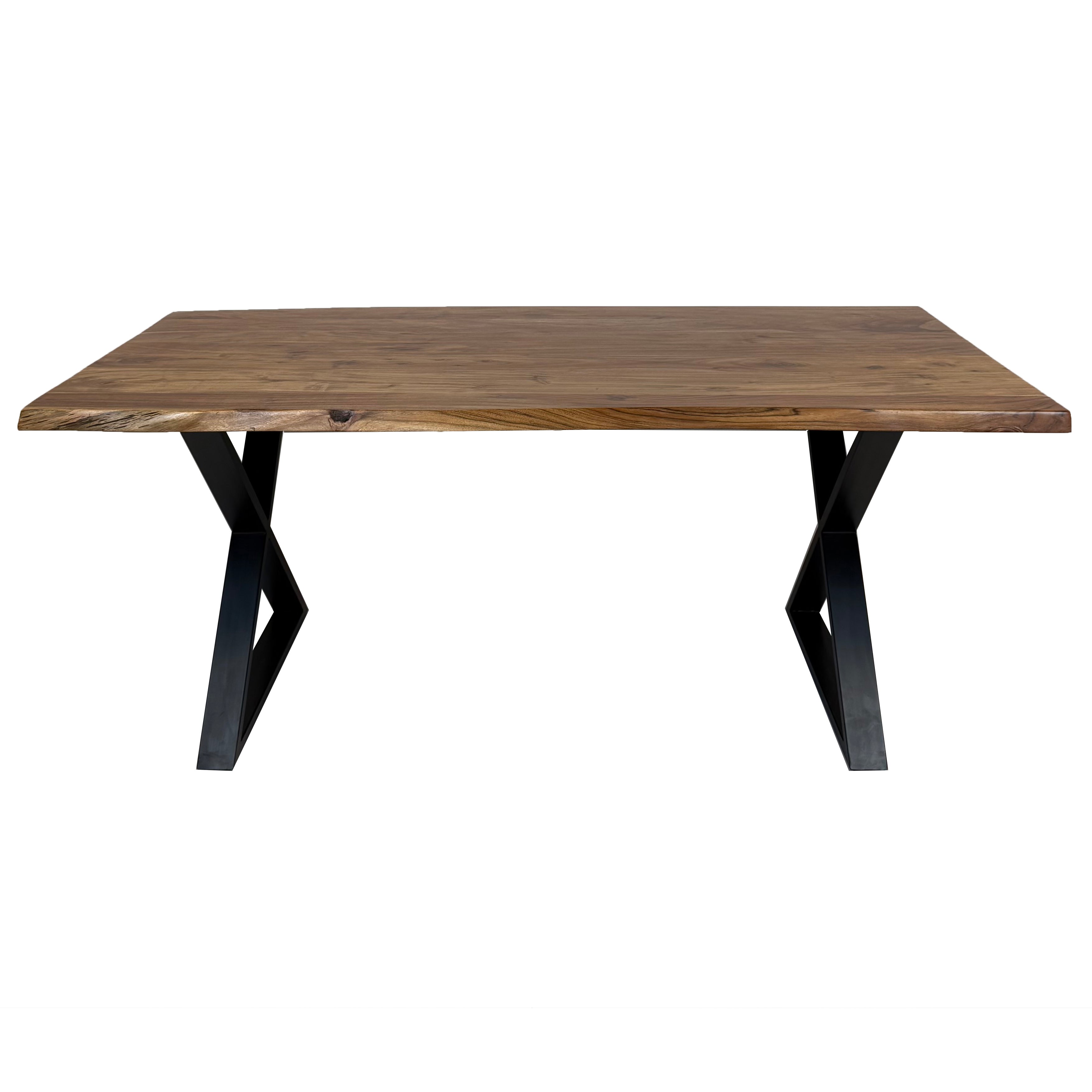 Vishnu Industrial Live Edge Dining Table (1.8 m)