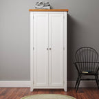 Cambridge Classic Cream Painted Oak Full Hanging Wardrobe