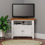 Cambridge Classic Cream Painted Oak Corner TV Unit