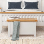 Cambridge Grey Painted Oak Blanket Box