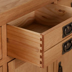 Cambridge Oak 3 Door 3 Drawer Sideboard