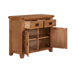 Cambridge Oak 2 Door 2 Drawer Sideboard