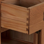 Cambridge Oak Small 1 Drawer 2 Door Sideboard