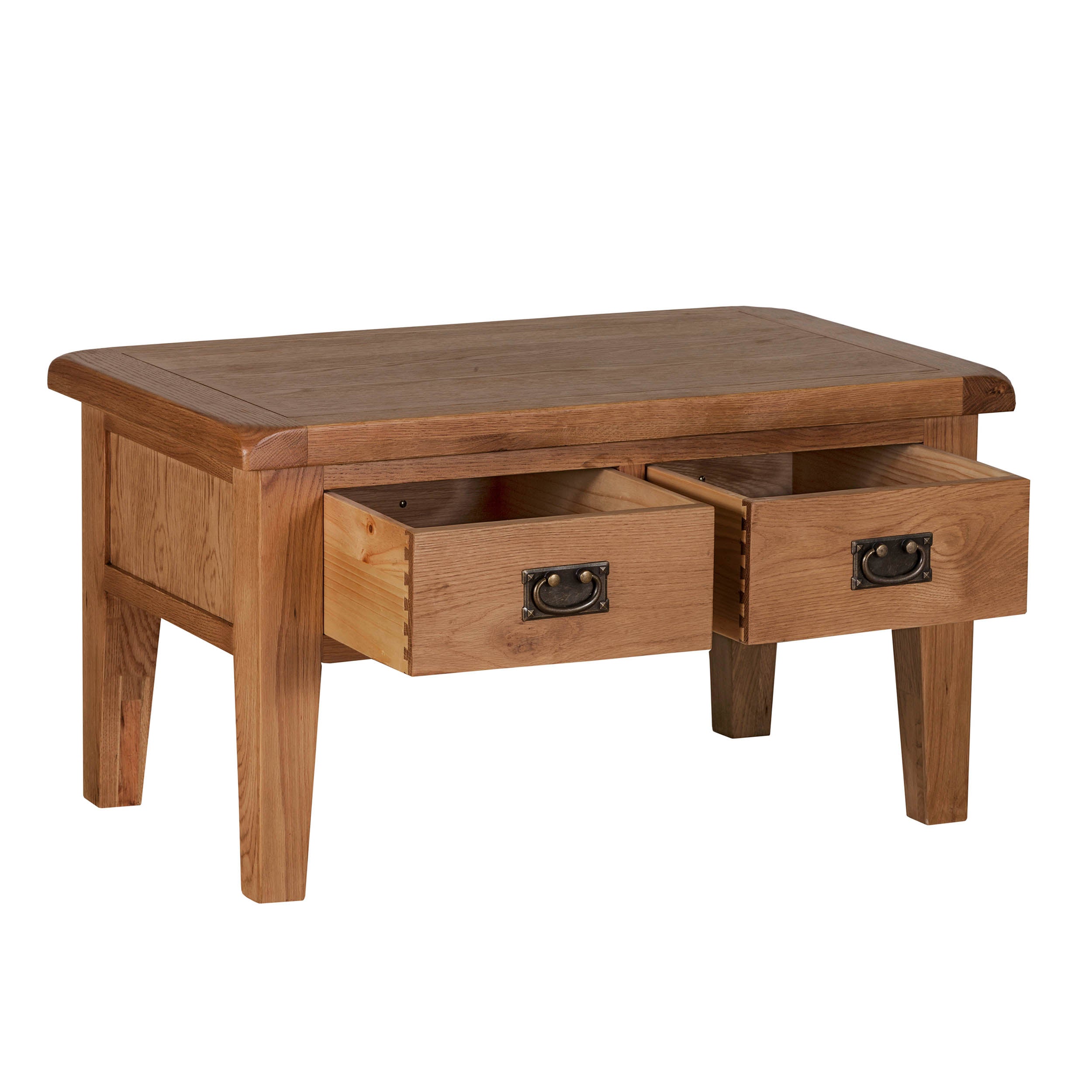Cambridge Oak Coffee Table with Drawers