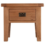 Cambridge Oak 1 Drawer Lamp Table