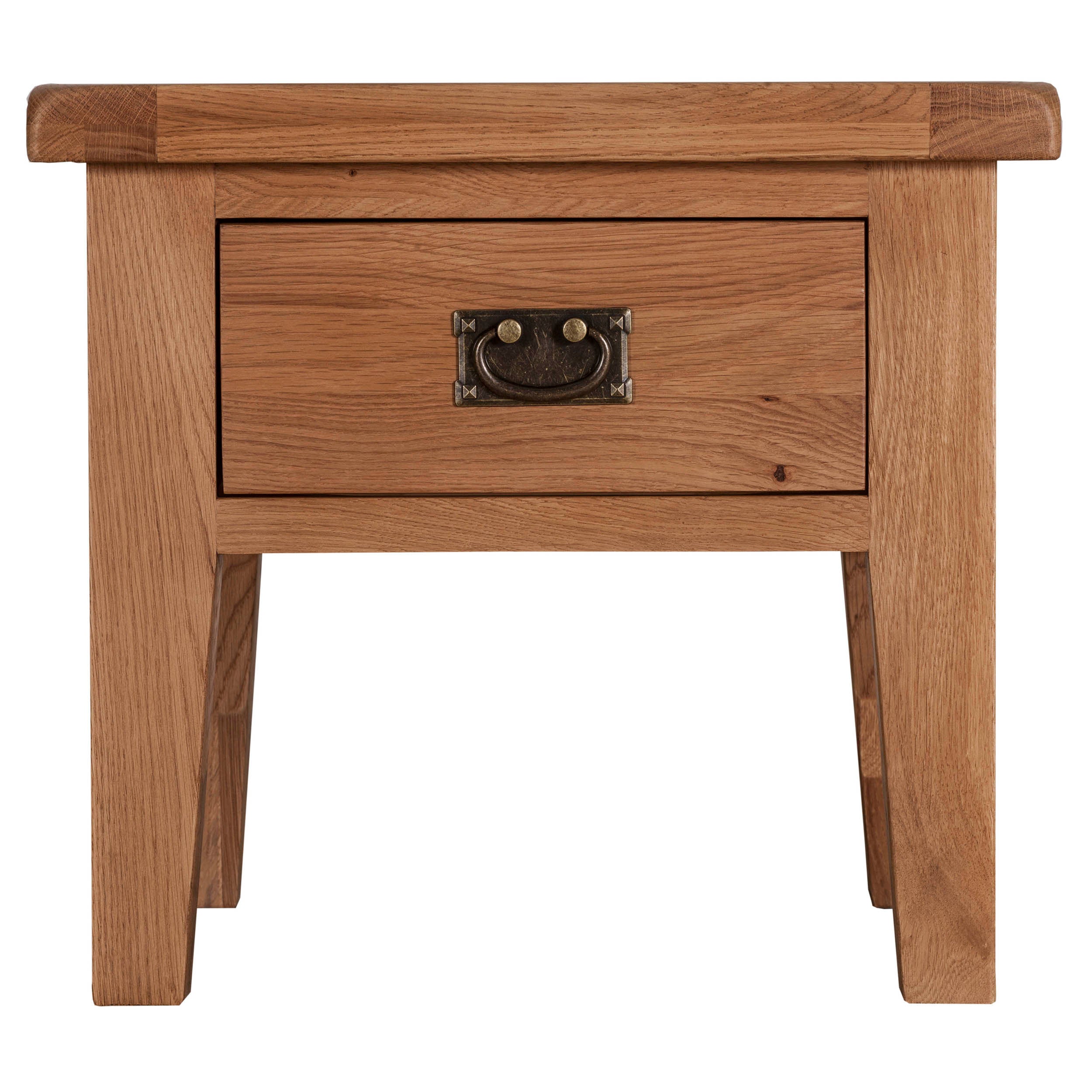 Cambridge Oak 1 Drawer Lamp Table