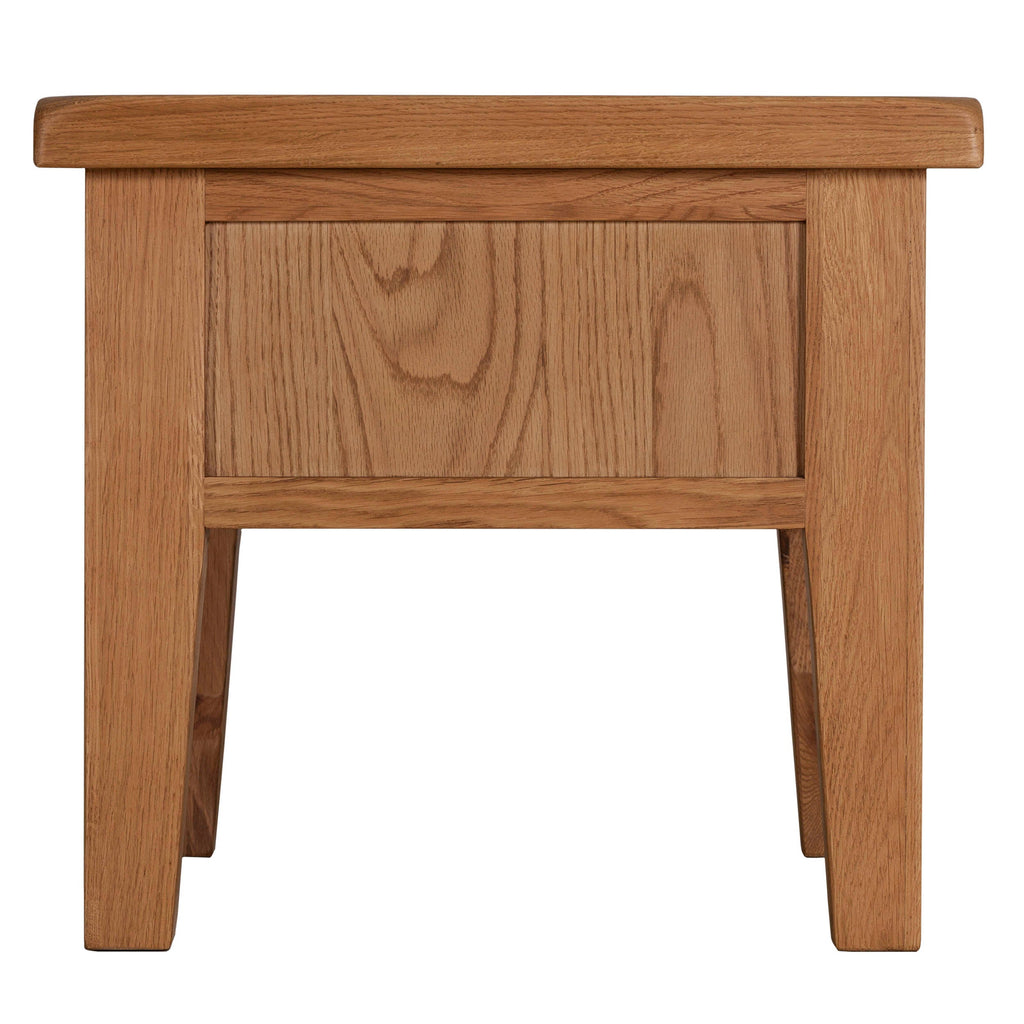 Cambridge Oak 1 Drawer Lamp Table